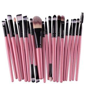 New 20pcs Professional Makeup Brush Set Pink
